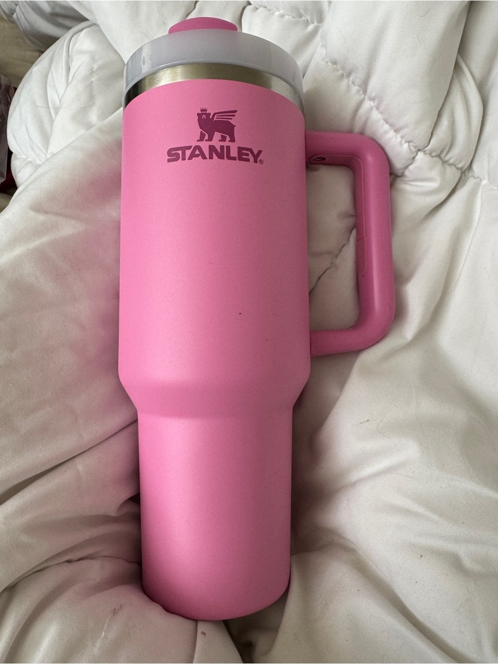 🌸 Rare Stanley Peony 40oz Quencher H2.0 FlowState Tumbler 🌸